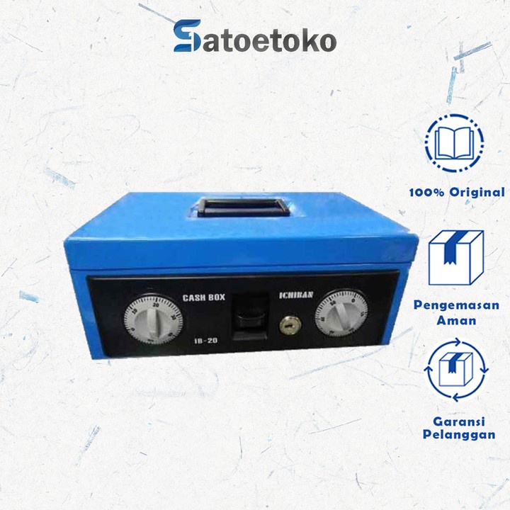 ICHIBAN CASH BOX IB-20 / KOTAK PENYIMPANAN UANG IB 20