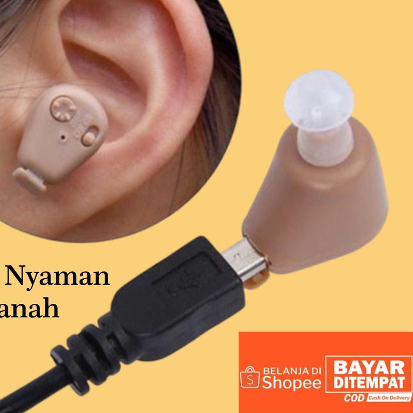 ۝ Alat Bantu Dengar Cas Charger k99 Orang Tua Alat Pendengaran Telinga Orang Tua ➮