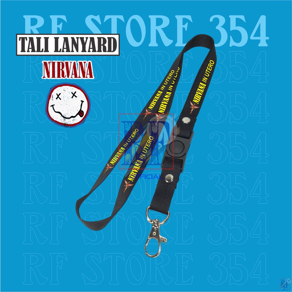 

LANYARD BAND NIRVANA TALI ID CARD GANTUNGAN HP GANTUNGAN VAPE GANTUNGAN NAME TAG GANTUNGAN KUNCI