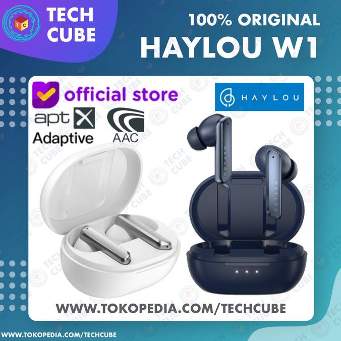 Haylou W1 TWS APTX Wireless Earphone Headset Bluetooth Alt GT1 GT5 Pro