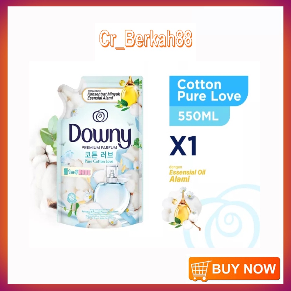 Downy pewangi pouch 550 ml/Downy cair pewangi pakaian pouch 550 ml