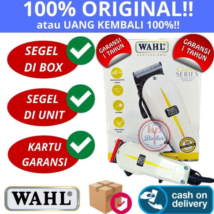 Alat Cukur WAHL SUPER TAPER CORDED Original Bergaransi Mesin Cukur