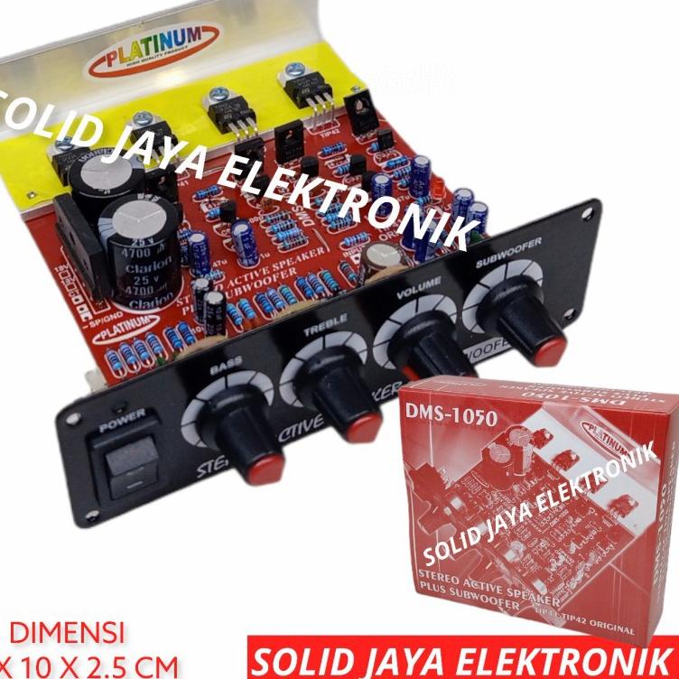 ➷ KIT POWER SPEAKER AKTIF DMS-1050 TR FINAL ASLI TIP41 TIP42 TRANSISTOR ASLI TIP 41 42 ORIGINAL PLUS