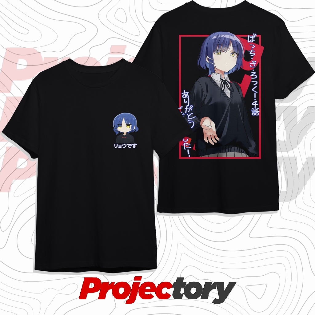 kaos distro t-shirt ANIME BOCCHI THE ROCK 2 RYO YAMADA projectory
