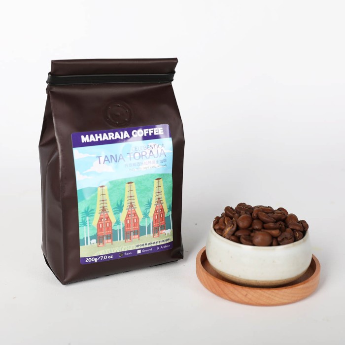 

[Ready Stock]bisa COD Fresh Roast Kopi Tana Toraja Sangrai Celebestica 200g Arabica Coffee - biji-beans