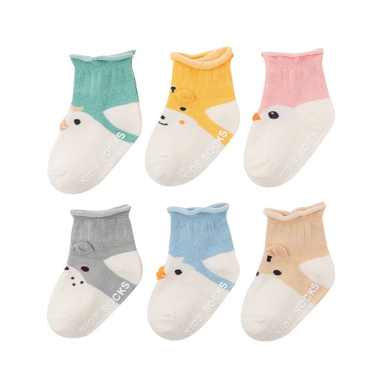 COD Kaos Kaki Bayi Motif Hewan / Kaos Kaki Anak Anti Slip Karakter Baby Socks BB02