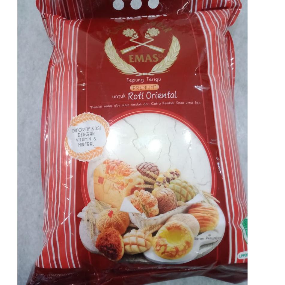 

[ COD ] Tepung Cakra Kembar Emas Roti Oriental 5 KG Recomend