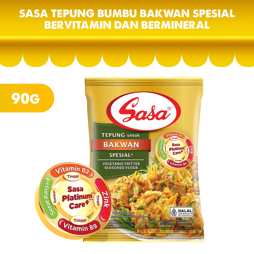 SASA Bakwan Spesial Tepung Bumbu [90 g/ Pcs]