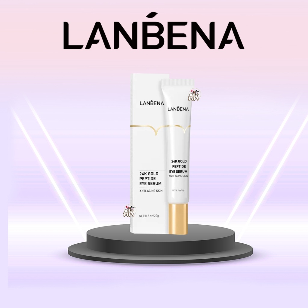 LANBENA PEPTIDE EYE SERUM CREAM MATA ANTI AGING 20GR