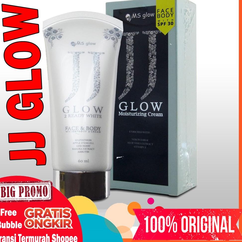Original JJ Glow MS Glow - JJGlow Ms Glow Kemasan Terbaru - Gabungan BB / CC / DD Cream 