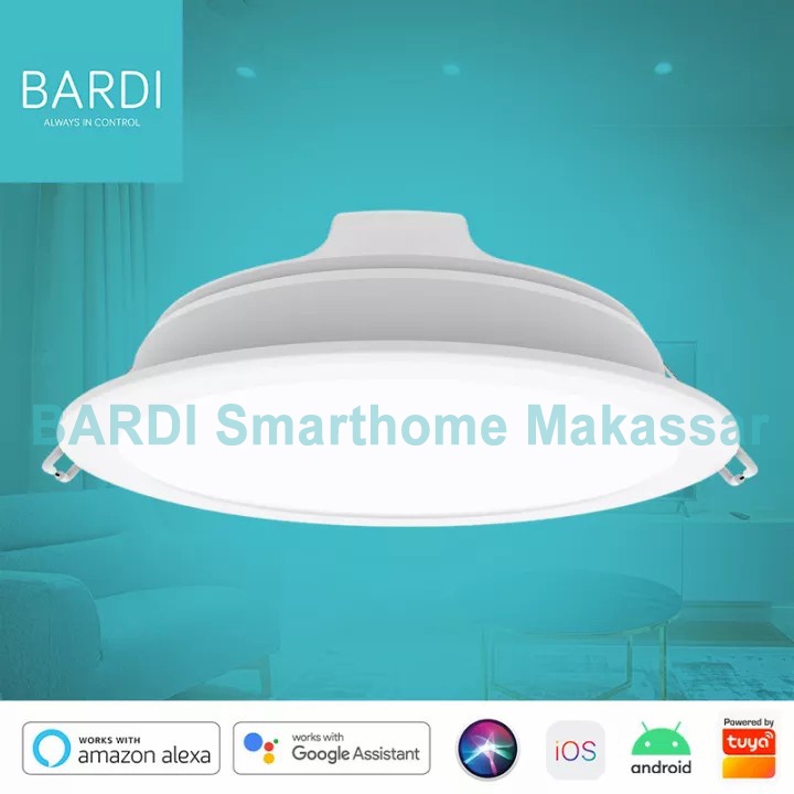 BARDI Lampu Led Panel Bluetooth Downlight 14W RGBWW Smart Beacon