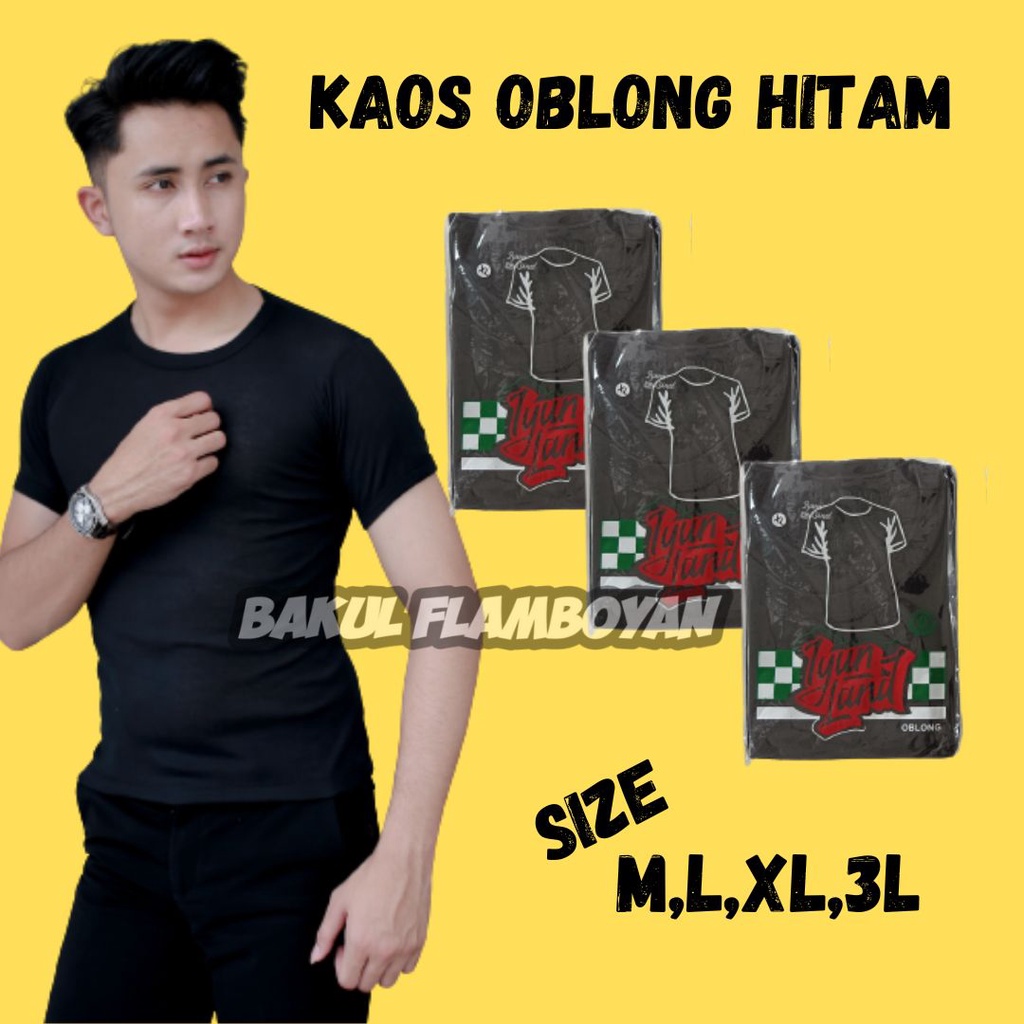 Kaos Singlet Hitam / Kaos Dalam Hitam Pria Dewasa Eceran / pakaian dalam Hitam laki murah