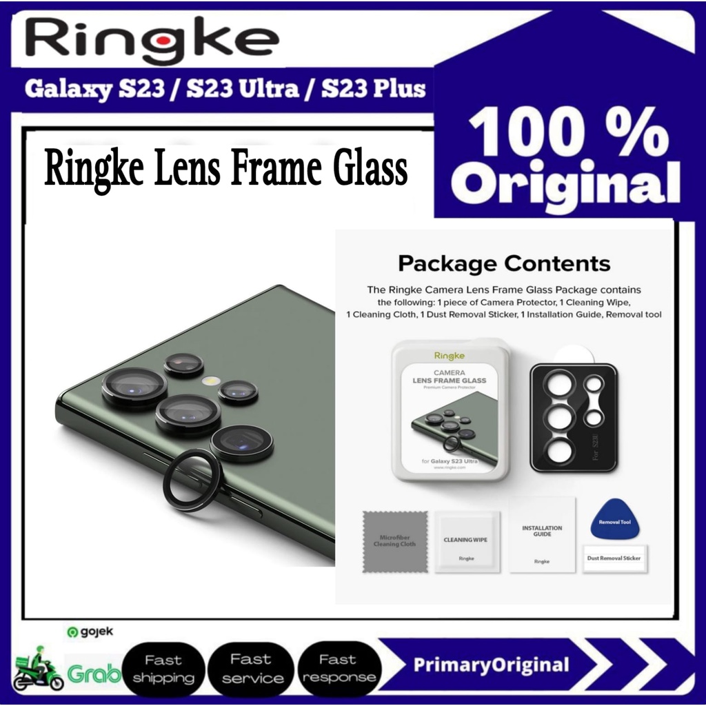 Lens Camera Samsung Galaxy S23 Ultra Plus Ringke Lens Frame Glass