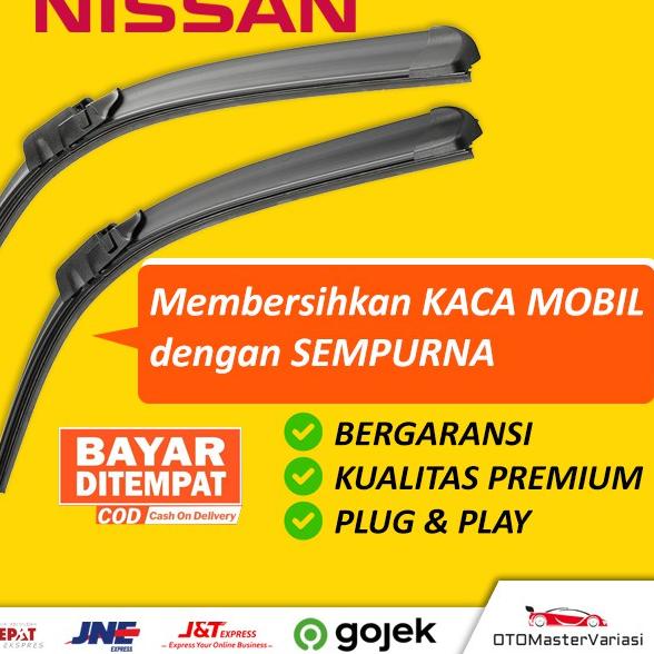 Terlaku. Wiper Kaca Mobil Frameless Nissan March ⁑ucc✰