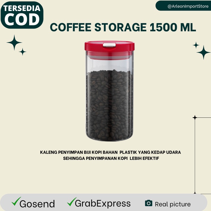 ~~~~~] TOPLES KOPI KEDAP UDARA TIAMO COFFEE STORAGE PLASTIK