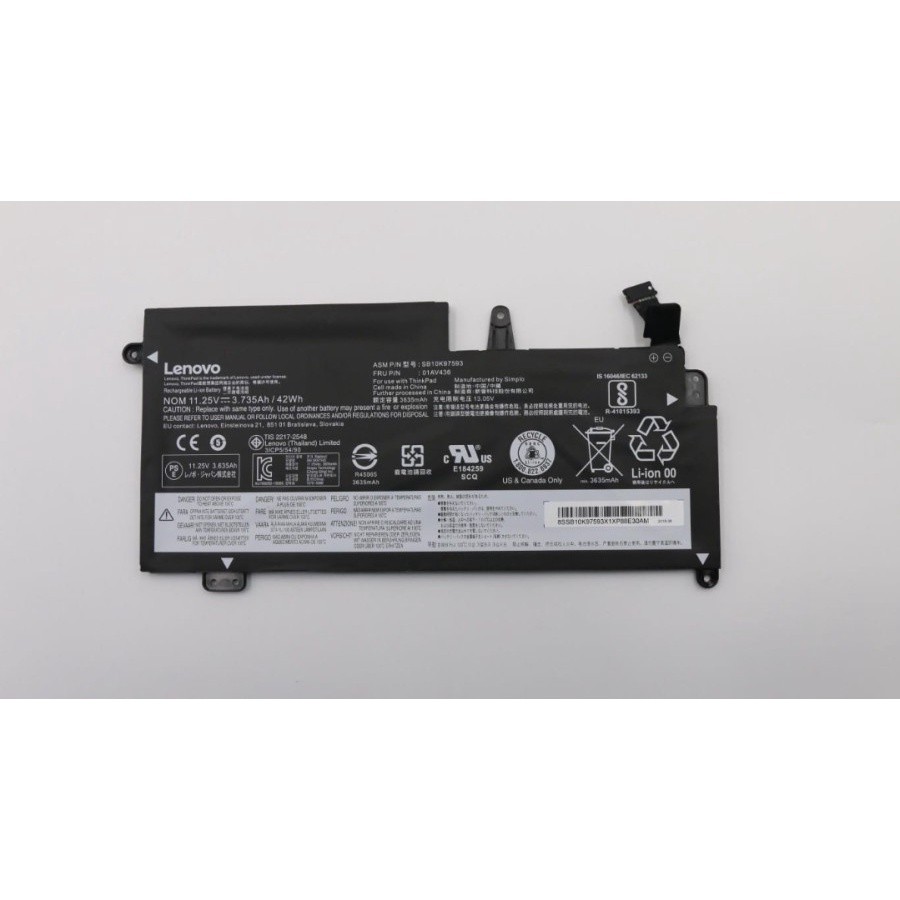 Baterai Lenovo Thinkpad 13 S2 01AV400 01AV401 01AV402 01AV435 01AV437