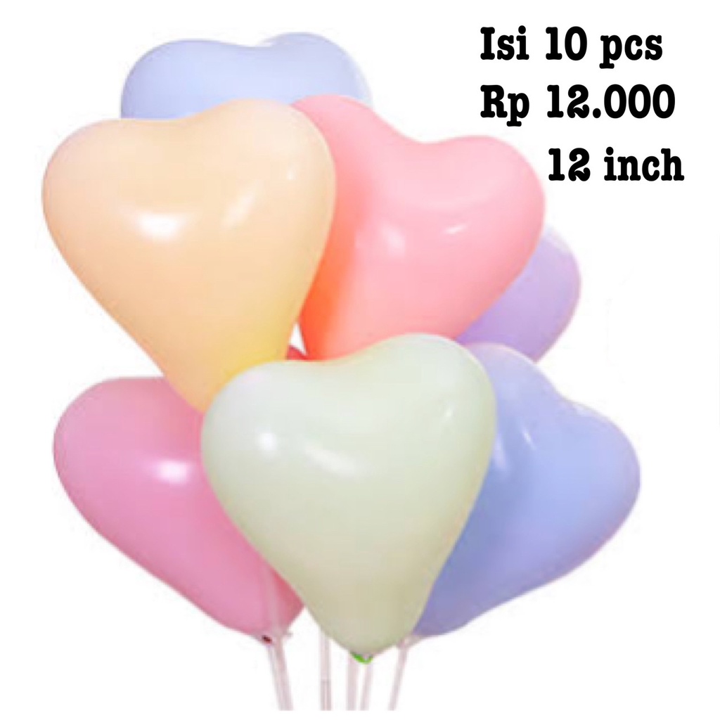 balon latex macarons pastel love isi 10 12 inch 12&quot; macaron candy