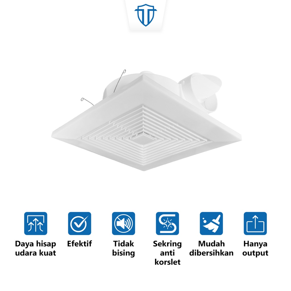 TODAX Exhaust Fan Ceiling Plafon 8/10 inch Harga Terbaik10inci/exhaust fan Plafon Wall Exhaust/Hexos