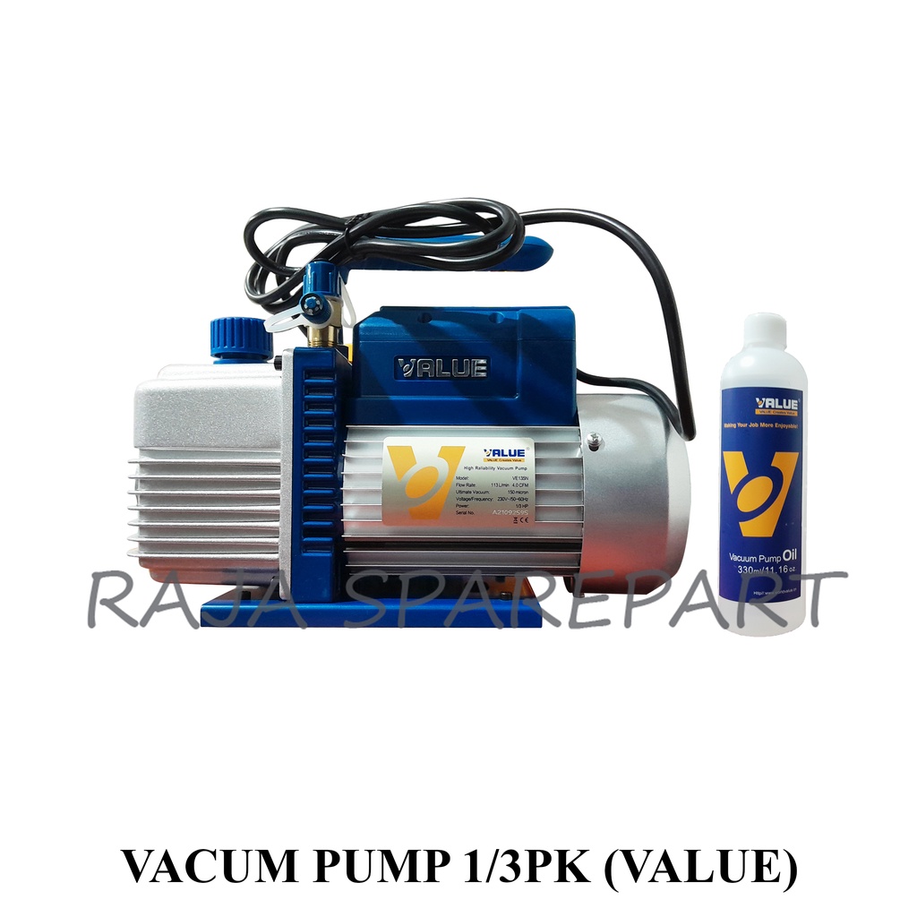 Vacum Pump 1/3PK Merk &quot;VALUE&quot;WAJIB MENAMBAHKAN EXTRA BUBBLE WRAP JIKA TIDAK TIDAK MENERIMA KOMPALIN