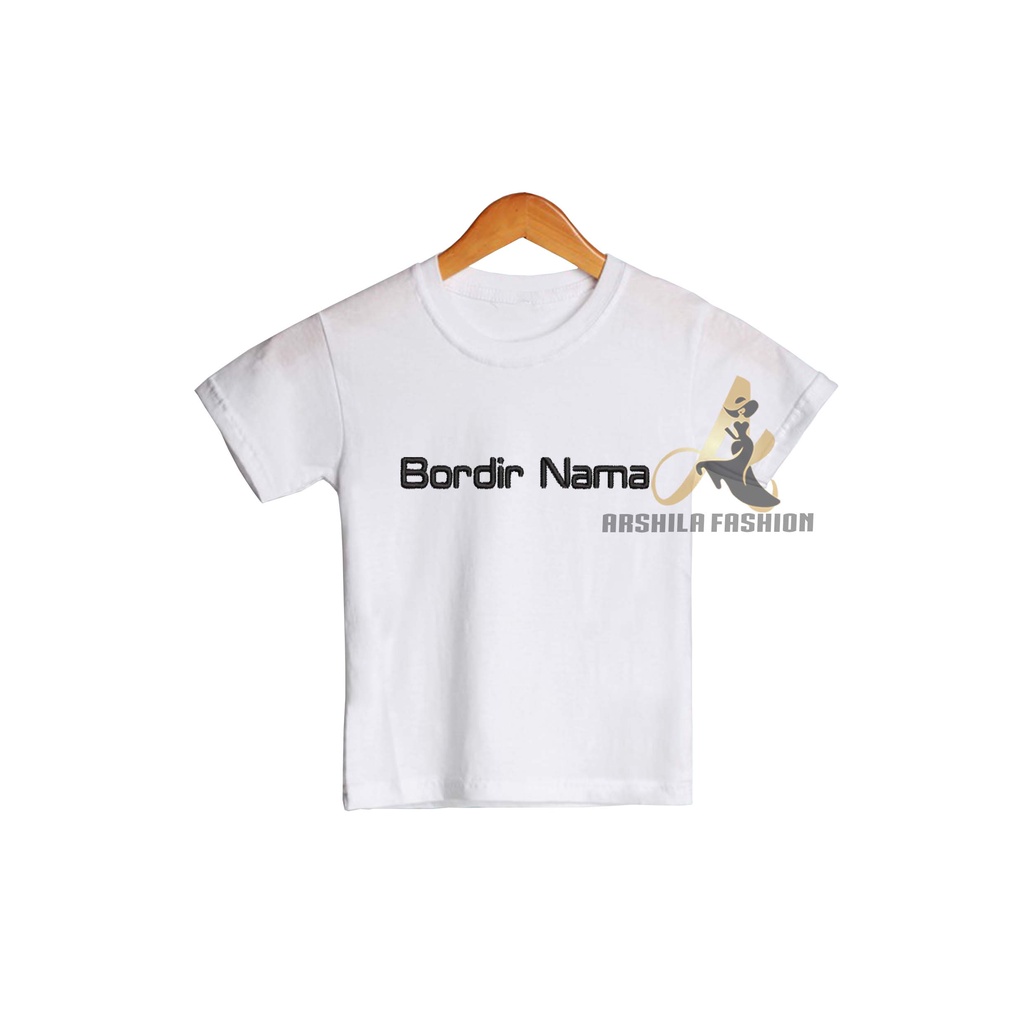 KAOS POLOS ANAK Combed 30 S Gratis Bordir Nama