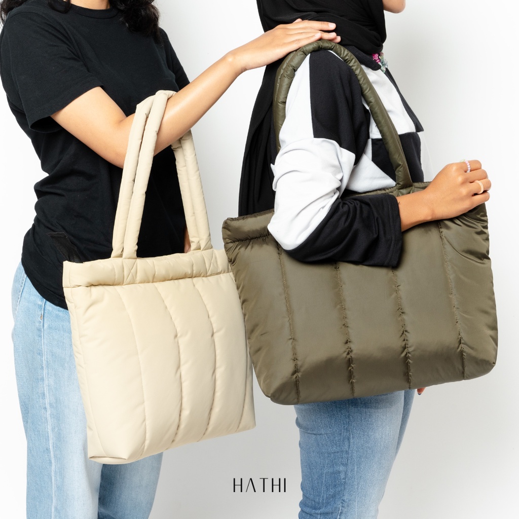 TYSHA Puffy Bag (Waterproof // with zipper // tas laptop)