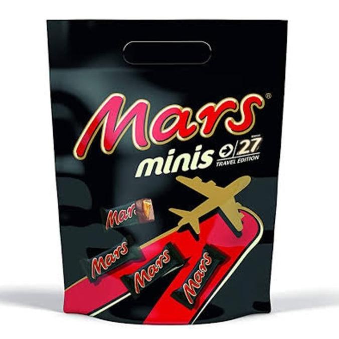 

MARS Minis Chocolate Travel Edition 500 Gram Isi 27 Pcs
