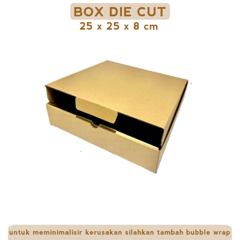 KARDUS PIZZA KARDUS PACKING 25x25x8 BOX DIE CUT KOTAK KADO | HAMPERS JOGJA