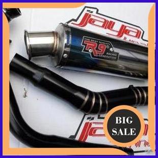 Knalpot R9 Mugello Blue Series Leher Black Full Set CB 150R Old - New CB 150R - Tiger - Versa - New