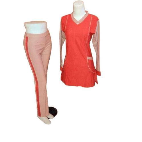 ✿ Baju senam muslimah merah bata ➣