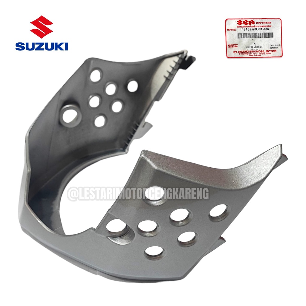 COVER COWLING SAYAP BAWAH SHOGUN SP FD 125 SILVER 48139-20G01-735 SGP