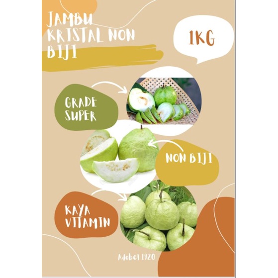 

Jambu kristal fress 1kg