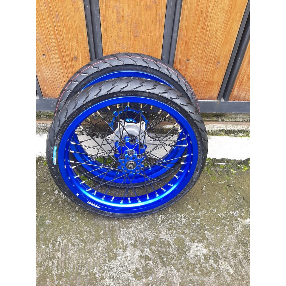 Roda Set CRF 150 Semi Cacing Ban Herex Semi Cacing PNP Honda CRF 150 Ban Set Semi Cacing CRF