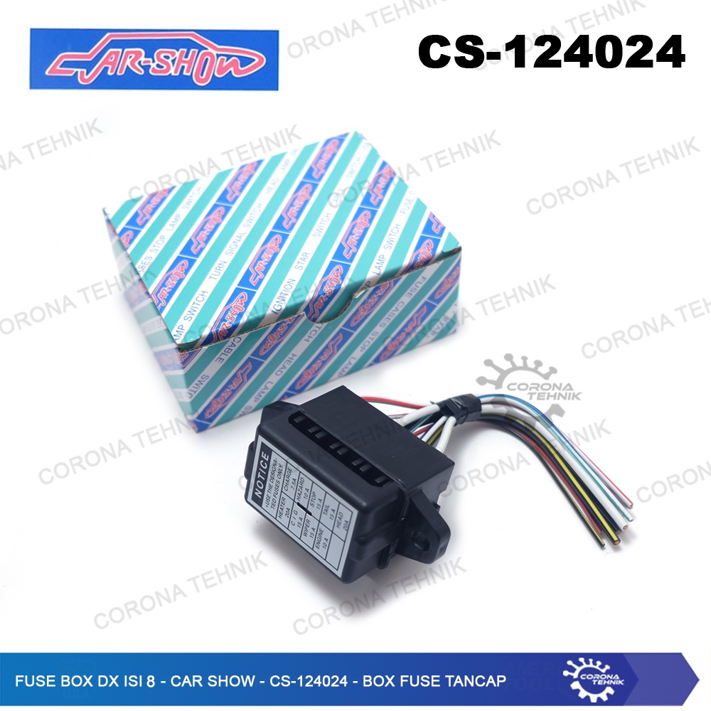 Box Fuse Tancap-Fuse Box DX Isi 8 - Car Show - CS-124024