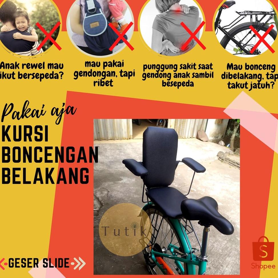 VIRAL Kursi Boncengan Sepeda Boncengan Sepeda Belakang Selly Sepeda Lipat
