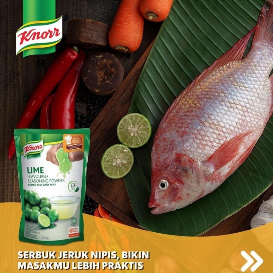 

KNORR Bumbu Perasan Jeruk NIPIS Lime Seasoning Powder 100 gr Repax