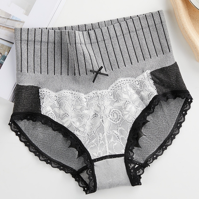 Celana Dalam High Waist 6570 Korset Slimming Pants Renda Pakaian Dalam Wanita Corak