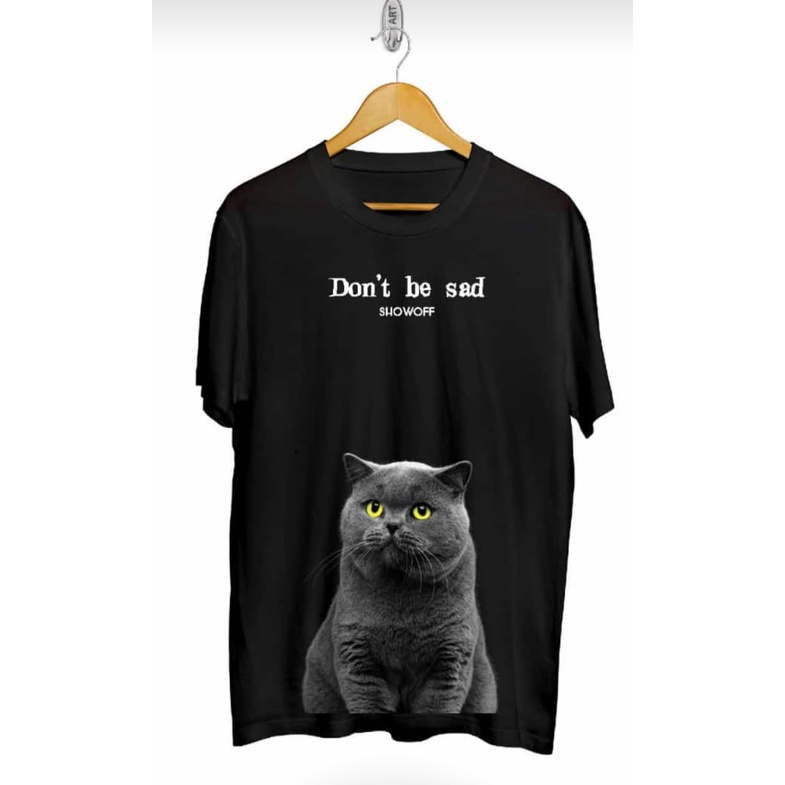 Kaos murah Kaos distro murah baju  distro pria t-shirt murah combed30s SO KUCING MELOTOT