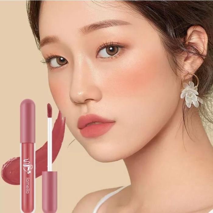 LAMEILA 1041 NUDE EDITION LIQUID LIPSTIK WATERPROOF & LONG LASTING