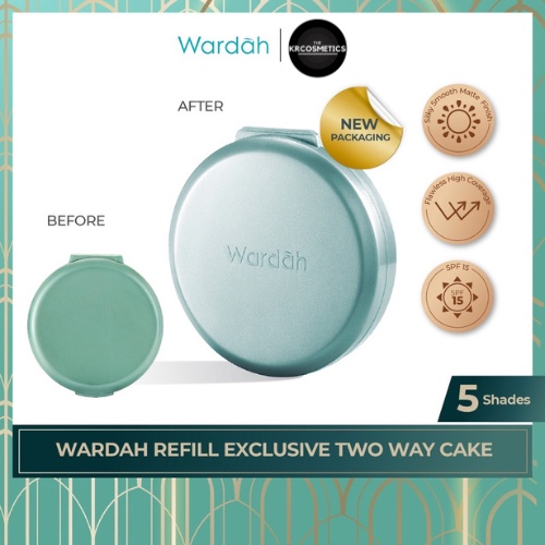 Wardah Exclusive Two Way Cake twc refill 15 gr