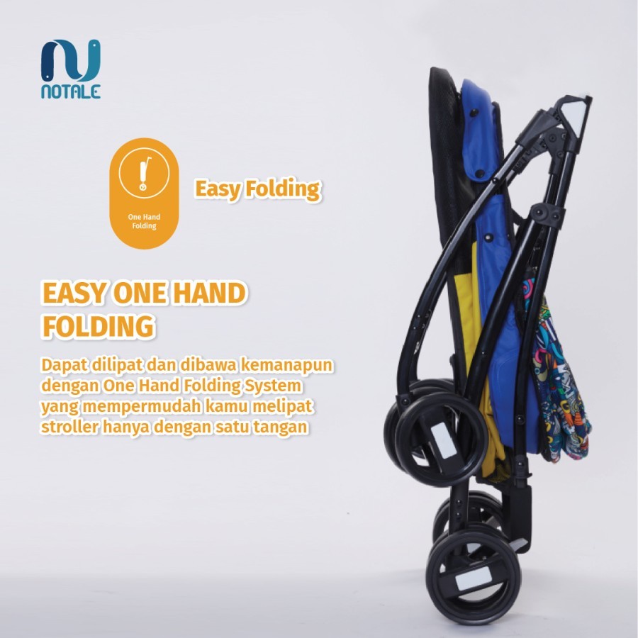 Notale Adagio Pet Stroller Foldable NTL-PS102 (PC102) - Garansi Resmi