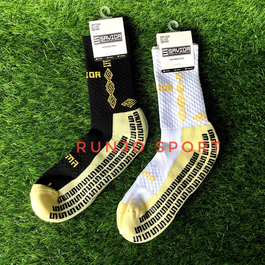 Kaos Kaki SAVIOR Pendek Kaos Kaki Bola Anti Slip Pendek Futsal Sepakbola Pria Wanita Seri ULTIMA