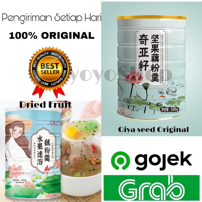 

[Ready Stock] bisa COD Oufen Lotus Root Powder Bubuk Akar Teratai Makanan Diet Healthy Food - Qiya Original