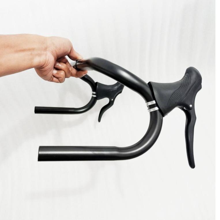 HARGA BERSAHABAT PAKET STANG SEPEDA BALAP STANDRT 25,4MM / STANG SEPEDA DROBBAR / HANDLE REM SEPEDA 