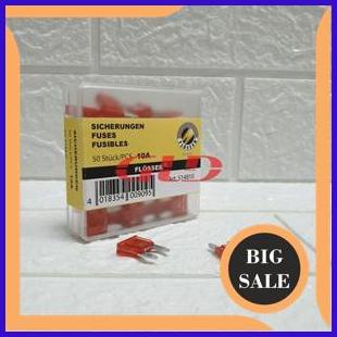 FUSE DX MINI 10A FLOSSER GERMANY - SEKRING TUSUK TANCAP KECIL 1M4R23 last stok