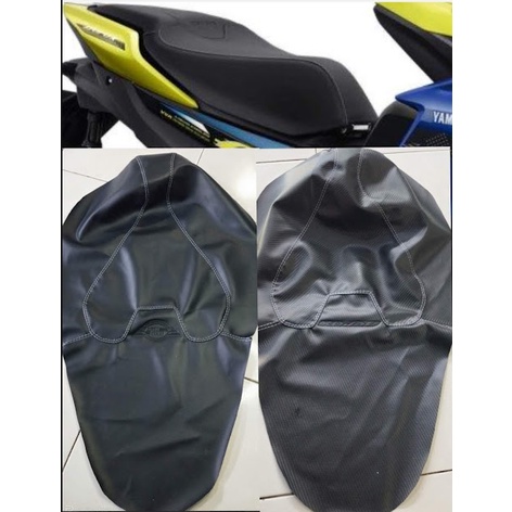 Kulit jok aerox all new connected / Bungkus jok motor yamaha aerox connected 155