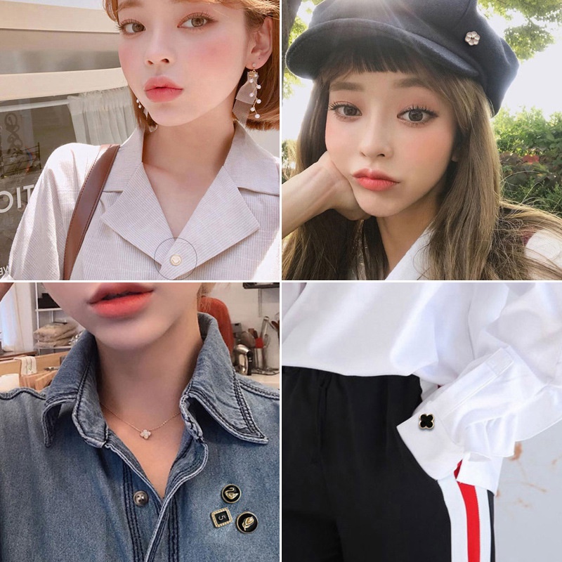 3SP | SSR29 Bros Pin Aksesoris Fashion Wanita Isi 10 Enamel Pin Kecil Lucu Bros Hijab Jaket Tas