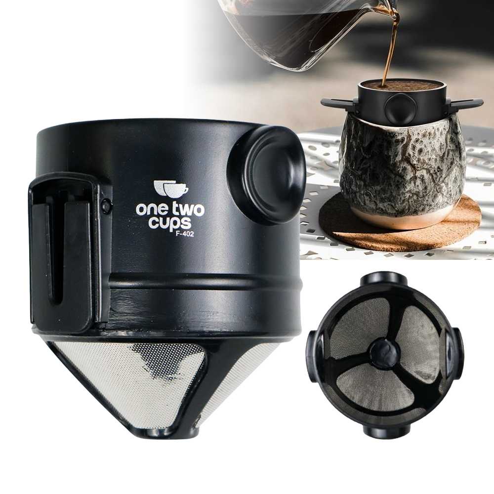 (BISA COD) FTIHSHP  Filter Penyaring Kopi Portable Cone Coffee Dripper - F-402