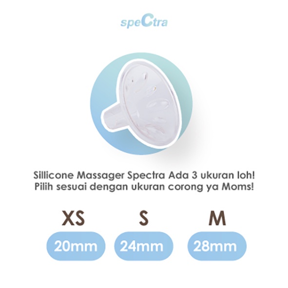 Spectra Silicone Massager / Bantalan Corong Silikon