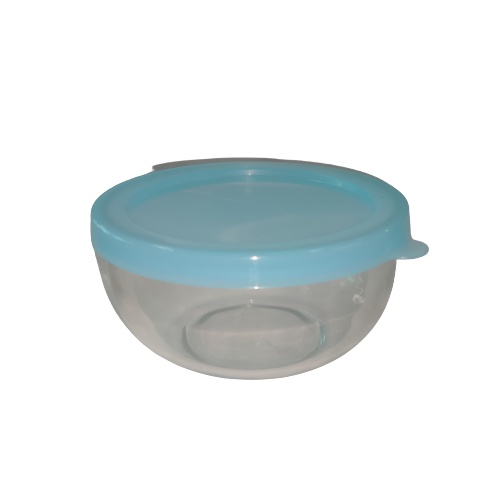 Mangkok Kaca Bening Tutup Warna | Mangkok Kaca Kecil Bening Tutup Warna | Mangkok Kaca HGP 17589