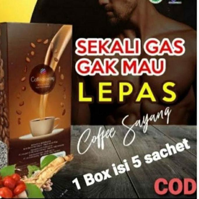 

◘ KOPI SAYANG pria l original 1BOX 5 SACHET JKS88 kemasan terbaru ❅